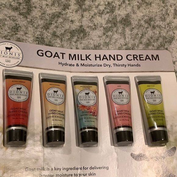 Dionis Scented Goat Milk Hand Cream Collection Set NWT 5x1oz. - Picture 15 of 16